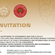 Conference: Rethinking cross-border cooperation and governance in the era of transformative processes