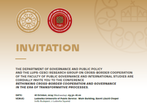 Conference: Rethinking cross-border cooperation and governance in the era of transformative processes